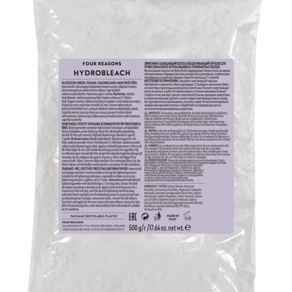 Hydrobleach – Pulbere Decolorantă Delicată pentru Păr Sensibil și Ușor Decolorat – 500 g