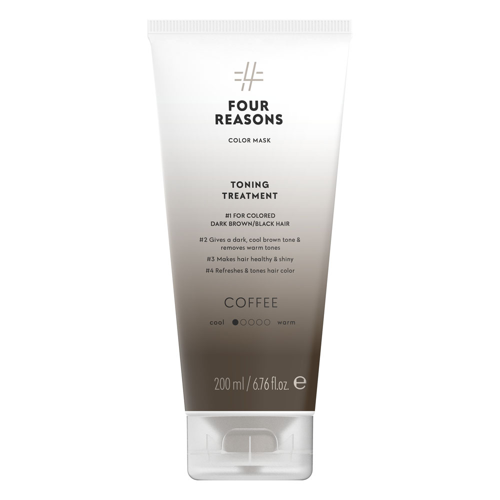 Four-Reasons-Color-Mask-Coffee-sävyttävä-tehohoito-tummille-hiuksille