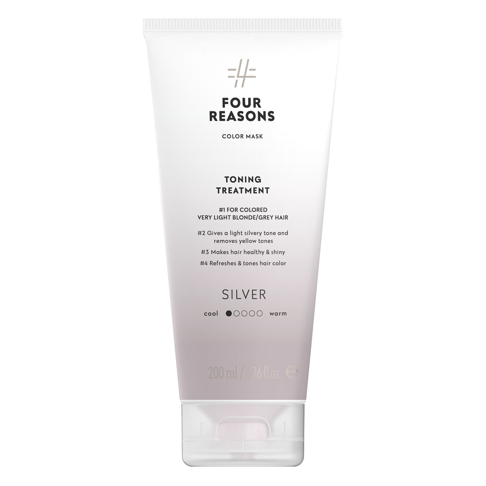 Four-Reasons-Color-Mask-Silver-sävyttävä-tehohoito-vaaleille-hiuksille