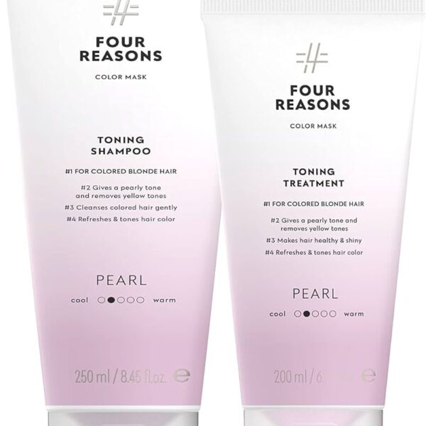 Șampon Nuanțator pentru Păr Blond Vopsit | Strălucire Perlată & Anti-Galbe